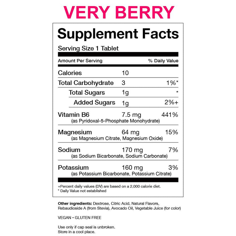 Very Berry All Natural Hydration & Kidney Health Supplement to Combat Calcium Oxalate Crystal Formation, 3 Pack Verry Berry