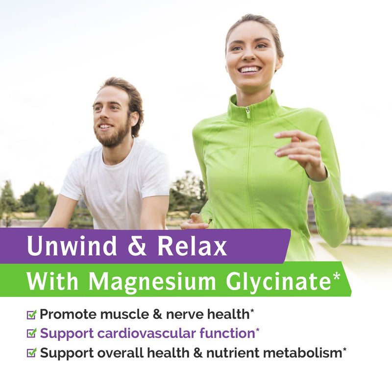 [Australia] - Innate Vitality Magnesium Glycinate 500mg | 70mg Elemental Magnesium Supplement- High Absorption, Non-GMO & No Gluten - Supports Nerve, Muscle, Bone & Heart Health - 120 Vegan Capsules Magnesio 120 Count (Pack of 1) 