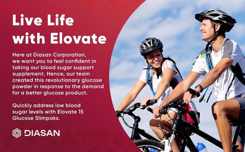 [Australia] - Elovate 15 Glucose Powder Slimpaks - Alternative to Traditional Tablets - FSA/HSA eligible - Fast Acting Dextrose with Black Cherry Taste - (Pack of 12) 0.6 Ounce (Pack of 12) 