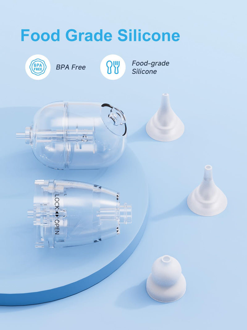 [Australia] - Nasal Aspirator Replacement Tips 6 Pcs, Food-Grade Silicone, Ultra-Soft Baby Nose Sucker Replacement Parts Compatible with GROWNSY, Watolt, LittleTora, HEYVALUE, Cocobela, X-Bosak 