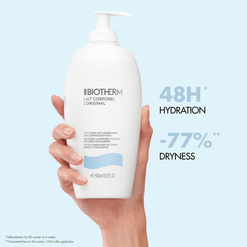 Biotherm Body Milk Moisturizing Body Lotion for All Skin Types, Hydrating Lotion With Regenerating Biotech Plankton for Smooth & Soft Skin Anti-drying & Repairing Body Milk