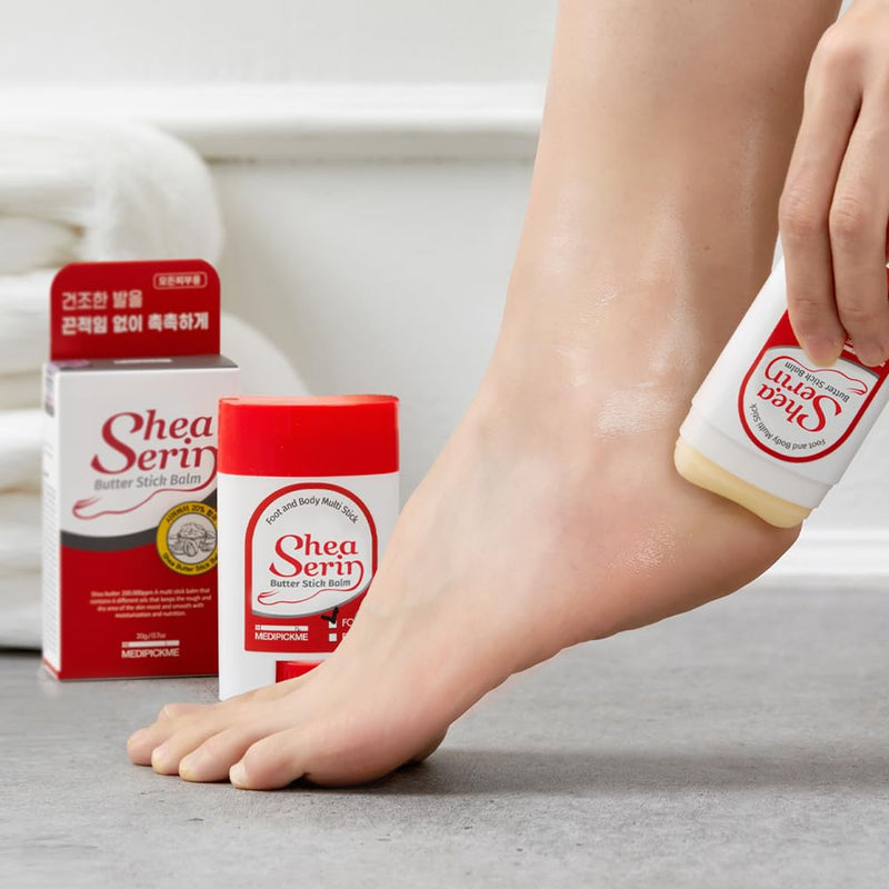 [Australia] - Foot & Body Shea Butter Stick Balm 0.71 oz foot cream for dry cracked heels and feet, Multi moisturizing stick,Made of Shea Butter, OliveOil, Sunflower Oil, Argan Oil. 