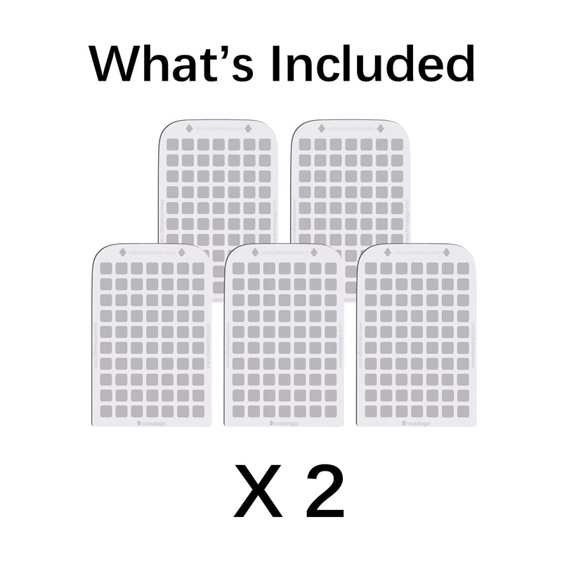 [Australia] - Mosalogic Sticky Card Plug Refill Replacement Glue Cards for Flying Insect Trap Indoor-10pack (No Device) 10Pack Refills White 