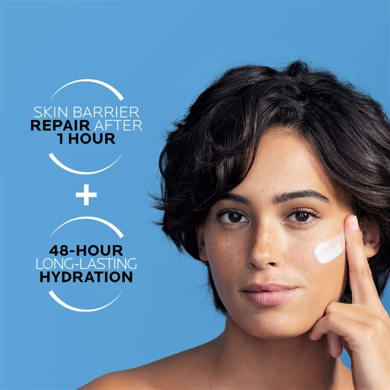 La Roche-Posay Toleriane Double Repair Face Moisturizer | Daily Moisturizer Face Cream with Ceramide and Niacinamide for All Skin Types | Oil Free | Fragrance Free 3.38 Fl Oz (Pack of 1)