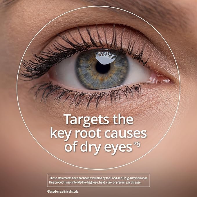 BLINK NutriTears Supplement + Boost Preservative-Free Eye Drops Bundle, Moisturizing & Soothing for Mild Dry Eyes, with Hyaluronate, NutriTears Eye Care Supplement to Hydrate Eyes from Within