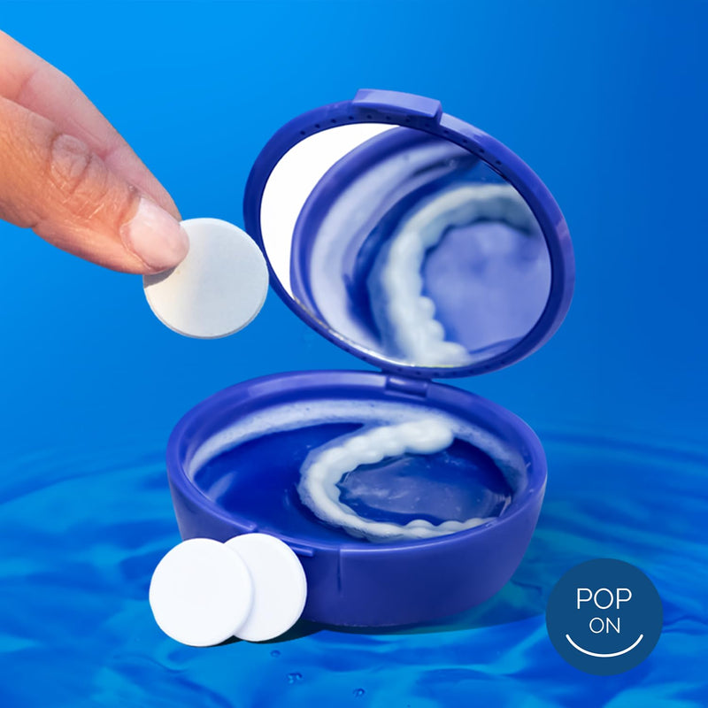 [Australia] - Retainer Cleaner Tablets for Invisalign Approved for Ultrasonic Cleaners -120 Denture Cleaning Tablets for Aligners, Night Guard, Mouth Guard - Denture Cleaner Tablets 4-Month Supply 