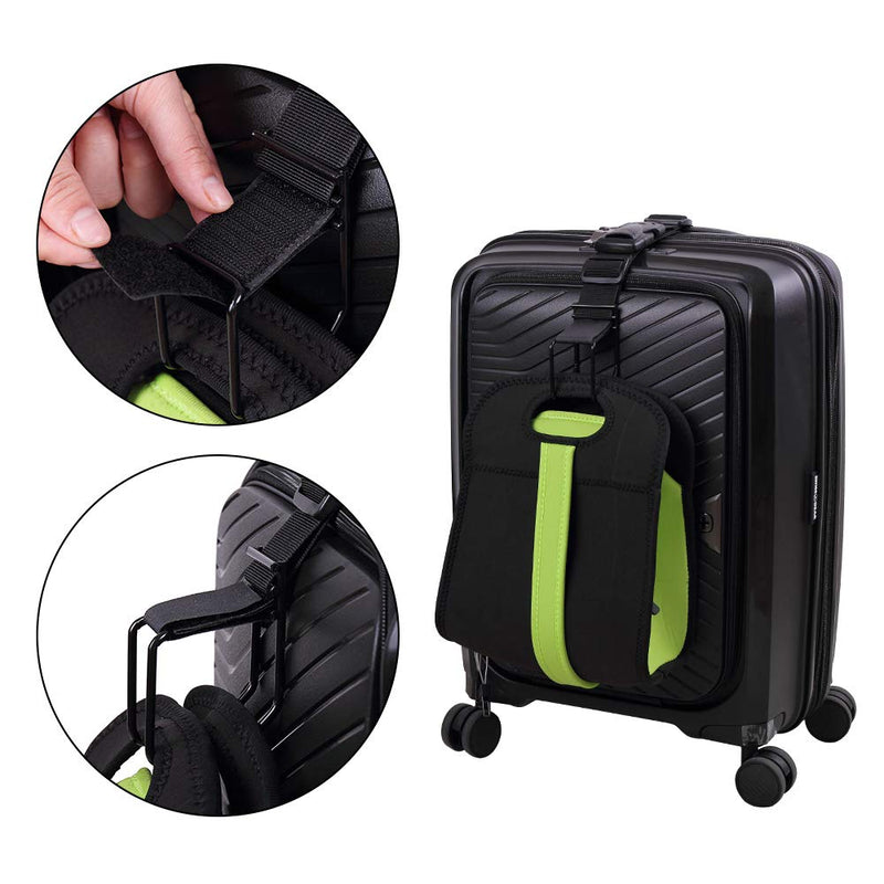 Luggage Hook Strap，J Hook for add a Bag Luggage and Luggage Connector Straps for Connect Your 3 Luggage Together