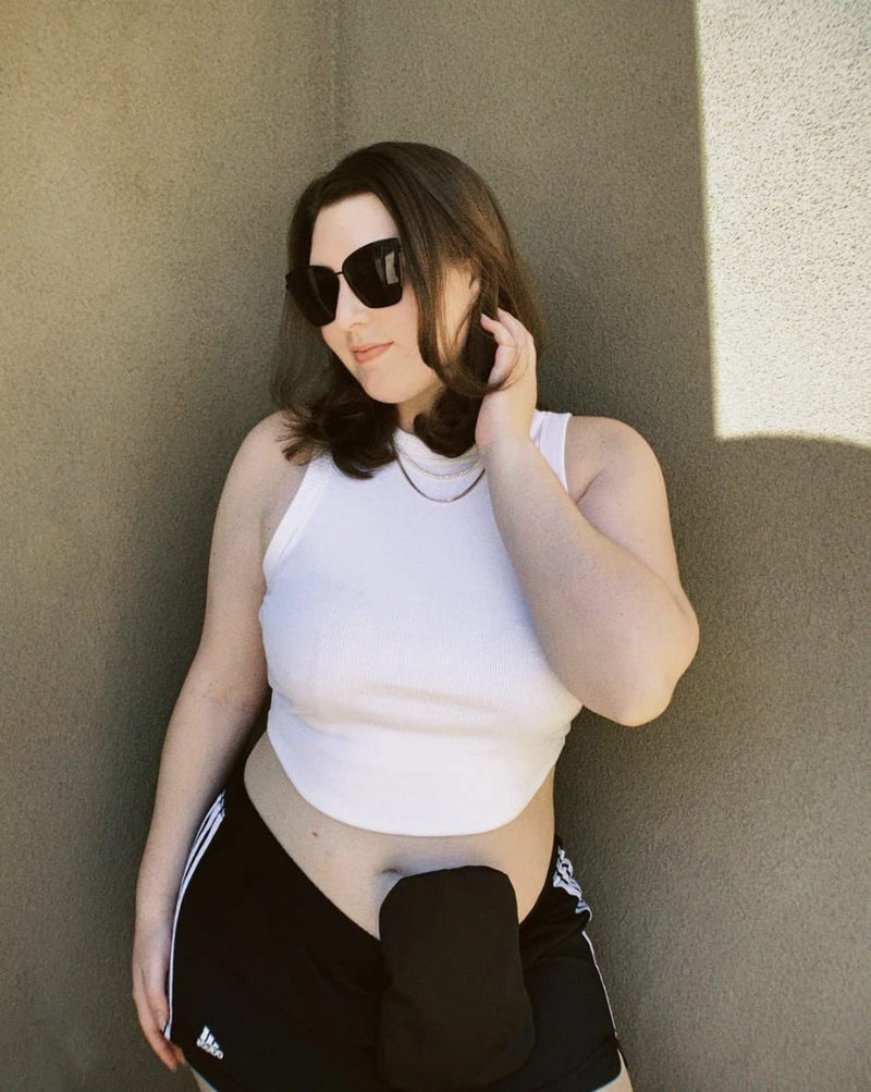 [Australia] - Black Elastic Ostomy Bag Cover | Fashionable & Adjustable Colostomy Stoma Ileostomy Pouches | Black, Size 6x9 (Small Opening) Size 6x9, Opening Small 