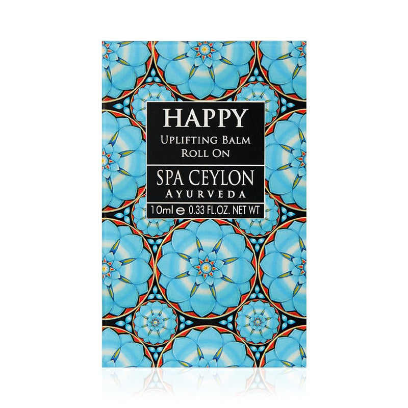 [Australia] - SPA CEYLON Happy Uplifting Balm Roll On | Naturally Refreshing & Revitalizing | Vegetarian | Ideal for All Skin Types 