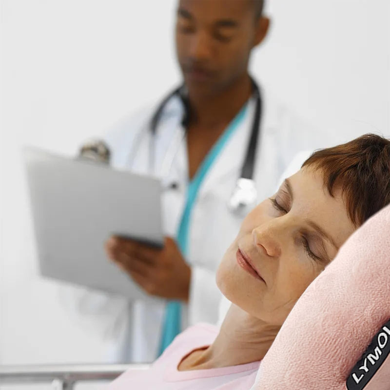 [Australia] - Ear Piercing Pillow, Side Sleeper Pillow with an Ear Hole, Ear Protector Pillow for Ear Pain CNH Piercing Pain Relief Sleeping Pressure Sores, Minky Dot (Pink) 