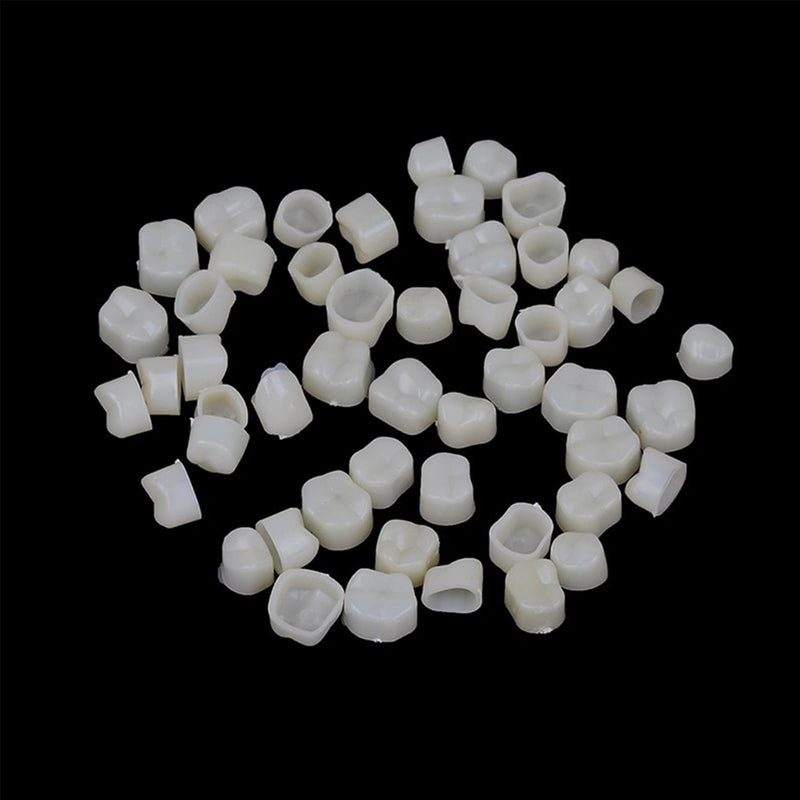 [Australia] - Temporary Fake Tooth Cap Crown Veneers, 120 Pieces Front Back Anterior and Molar Posterior Teeth with Tooth Repair Thermal Beads Cap Filler for Teaching or DIY 