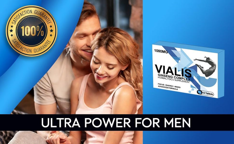 Blue 1000MG Stamina & Firmness Support | Harder, Stronger for Longer | 10 Pills for Men UK