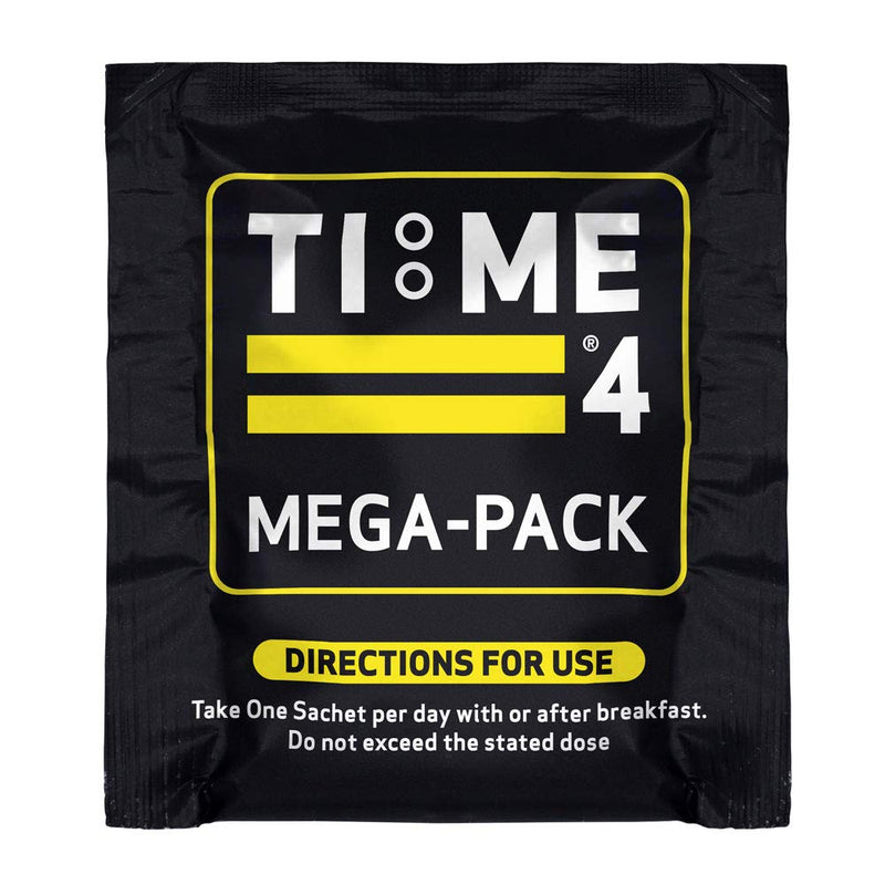 Time 4 Mega - Pack 30 Day Supply - Ultra High Strength Vitamins, Minerals, Trace Elements, Herbal Extracts, Omega 3 Fatty Acids, L-Carnitine, CoQ10, Liver Support Liver Health & Nootropic Complex