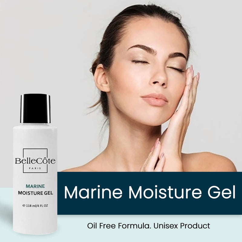 Vitamin C Face Moisturizer Gel - Oil-Free Gel for Skin Hydrate, Dark Spot Corrector, Pore Minimizer, Wrinkle Care, Rosacea Treatment for Face With Pure Hyaluronic Acid & Marine Collagen | 4 oz / 118ml