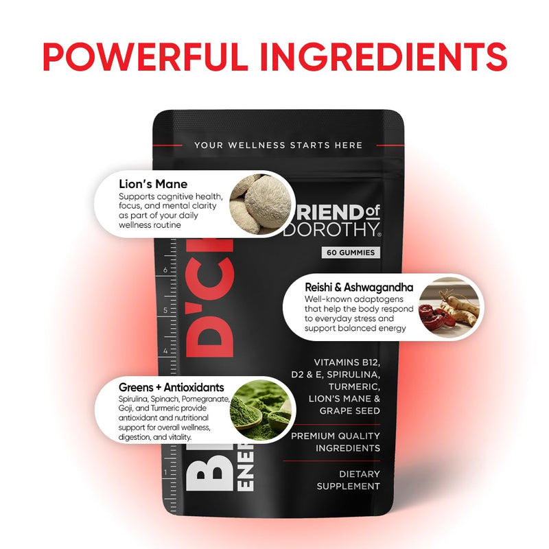 Daily Multivitamin for Men 60 Capsules | Energy, Focus & Immunity Support with Ashwagandha, Lion’s Mane & Reishi