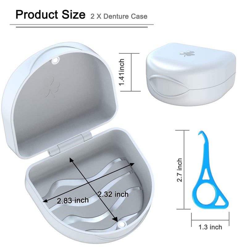 [Australia] - Braces box denture box, denture container, dental splint box, denture box, braces box, braces box, box for dentures, denture box, denture container, denture box white blanco 