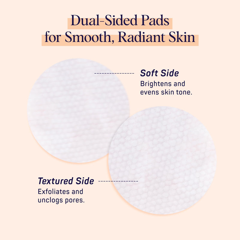 SpaLife Brightening Korean Toner Pads | For Uneven Skin Tone, Dark Spots & Discoloration, Clogged Pores, Dullness with Vitamin C, Niacinamide | Pre-Soaked Pads | 60 Count Love + Light Brightening