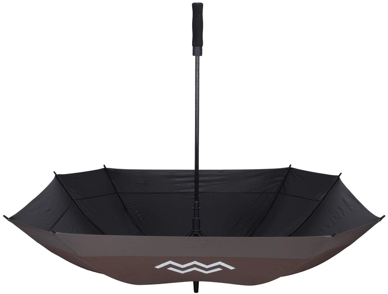 Golf Umbrella 62 Inch - Windproof -Automatic Open - UV Protection- Square Umbrella for Men Women - Umber on Ash - One Size