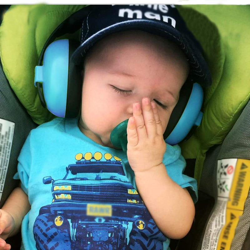 [Australia] - Baby Noise Cancelling Headphones Infant Ear Protection Comfortable Noise Reduction Ear Muffs for Babies Toddler 1 Months to 2 Years, Blue Light Blue 