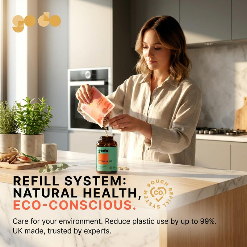 Copper 1000mcg - 360 Tablets - Nutritional Supplement - Vegans & Vegetarians - Healthy Lifestyle - Copper Supplement - Bioavailable - Essential Mineral Formula - Refillable Eco Jar - Godo 360 count (Pack of 1)