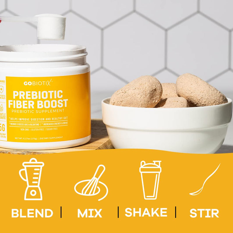 [Australia] - GOBIOTIX Fiber Supplement - Prebiotic Soluble Fiber Powder, Supports Gut Health and Digestive Regularity - Gummies Alternative - Gluten & Sugar Free, Keto, Vegan - 1 Scoop Daily, 35 Servings (1 Pack) 35 Servings (Pack of 1) 