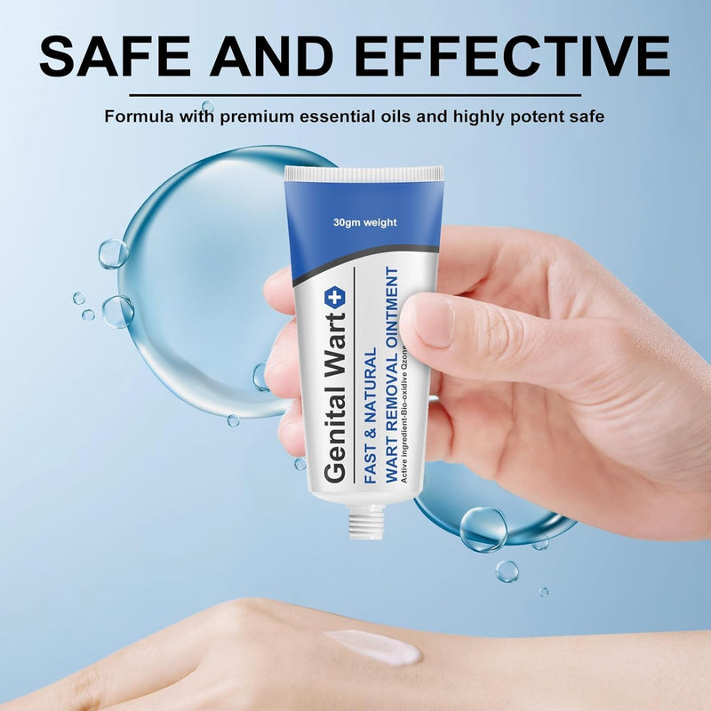 [Australia] - Fast Action Cream Wart Gel Maximum Strength -Fast-Acting Freeze Off - Wart Cream for Genital (1pcs)-Q1 White 