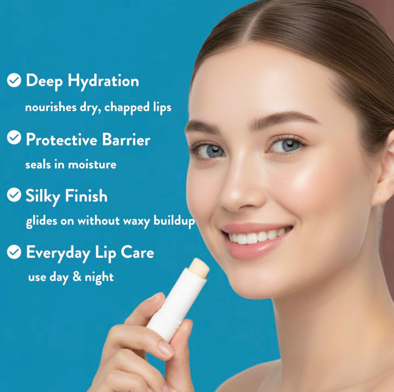 Miss Spa Hydrating Lip Balm Set Moisturizing Lip Care Gift Set for Dry Lips,Nourishing Lip Moisturizer with Shea Butter & Vitamin E, Vegan Gluten Free, Long-Lasting Hydration, 5 Flavors