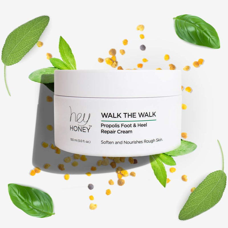 [Australia] - Hey Honey Skincare Hands & Feet Haydration Treatment Gift Set | Spa Grade Home Treatment For Extremely Dry Skin | Instant Relief For Cracked Elbows, Feet and Heels | 7.5 Oz 