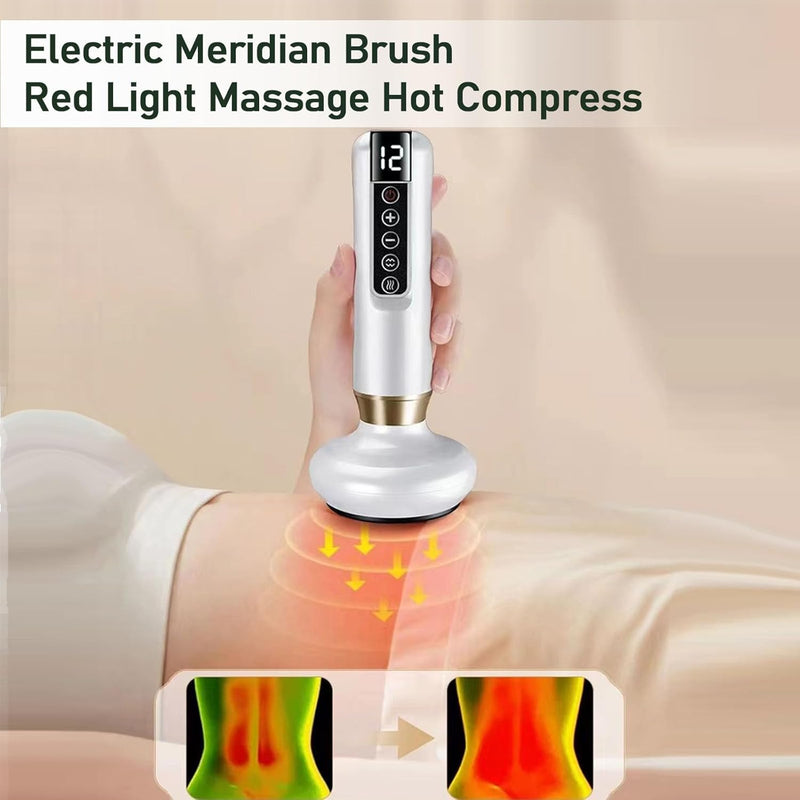 [Australia] - Intelligent Handheld Massage Tool for Anti - Cellulite, Electric Cupping Device with 12 Suction Modes. This Fat Remover Massager is suitable for Arms, Legs, Back and can be Used at Home. (jet - black) Jet - Black 