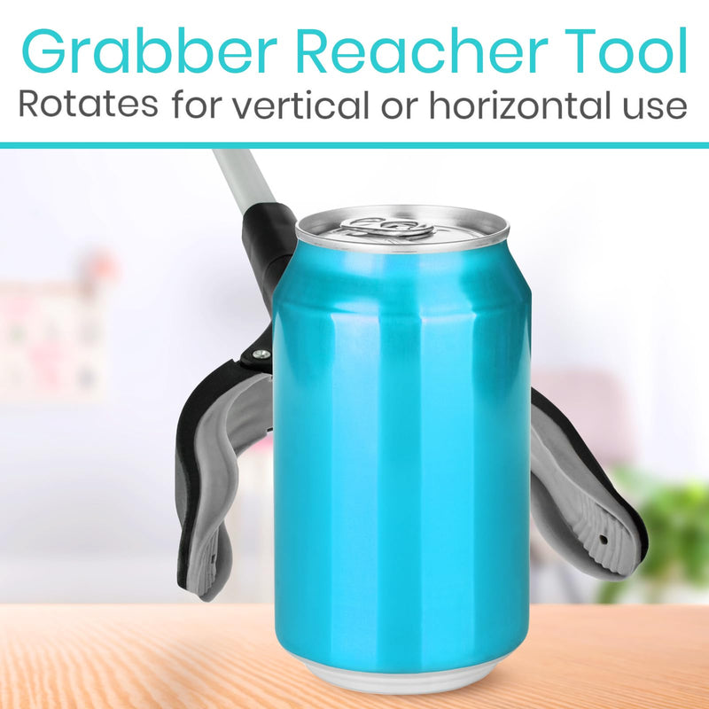 [Australia] - Vive Reacher Grabber Tool - 32" Extra Long Pickup Aid (2 Pack) - Trash Picker Upper, Rotating Hand, Heavy Duty Grip Arm - Reaching Assist for Litter, Elderly, Garden Nabber, Disabled, Handicap Arm 2-Pack 