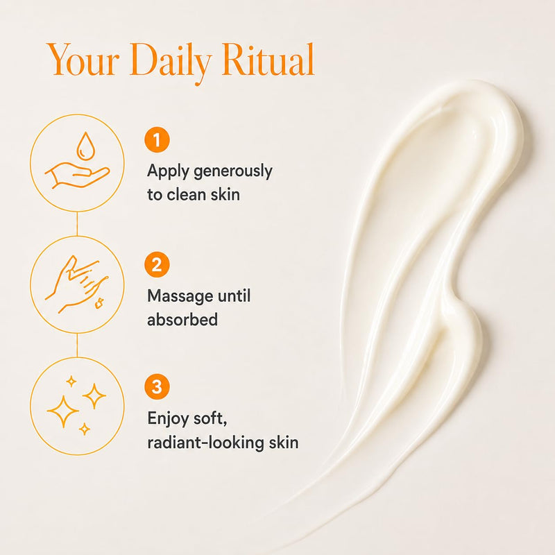 Vitamin C Body Lotion – Radiance Moisturizer with Niacinamide & Orange Blossom for Dull Dry Skin, Helps Tone & Smooth Skin Appearance, Daily Moisture & Skin Hydration Routine, 17.92 oz 17.92 Fl Oz (Pack of 1)