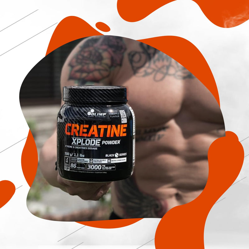 OLIMP SPORT NUTRITION Olimp Labs Creatine Xplode Powder, Pineapple Flavour, 500 g