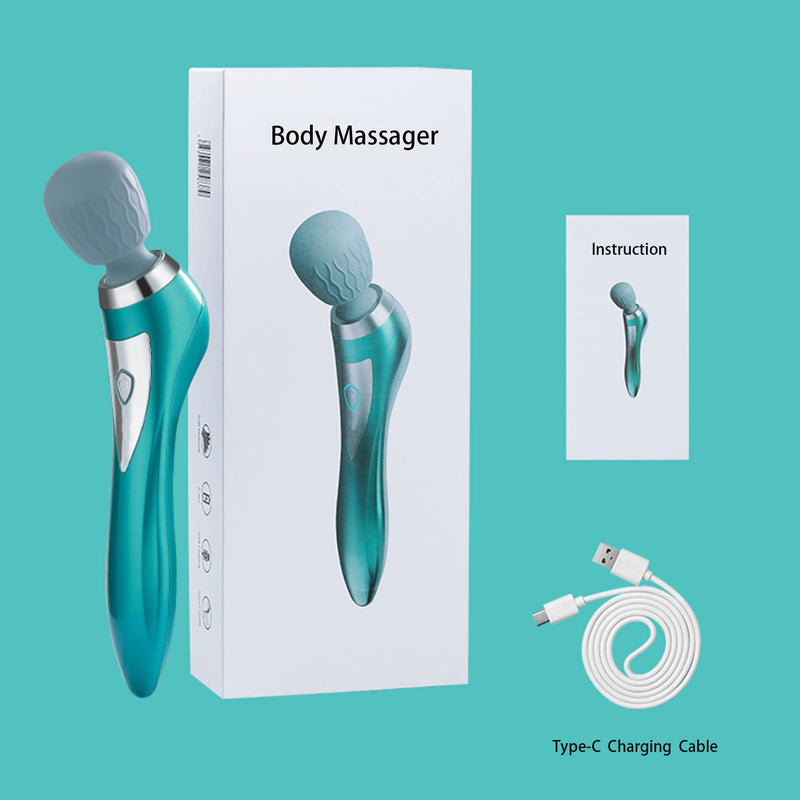 [Australia] - Handheld Personal Massager, Personal Tension Relief, Portable Rechargeable Body Massage Tool, Cordless Wand Massager for Women, Men Full Body Relax, Back Massage Gift Hand Held 
