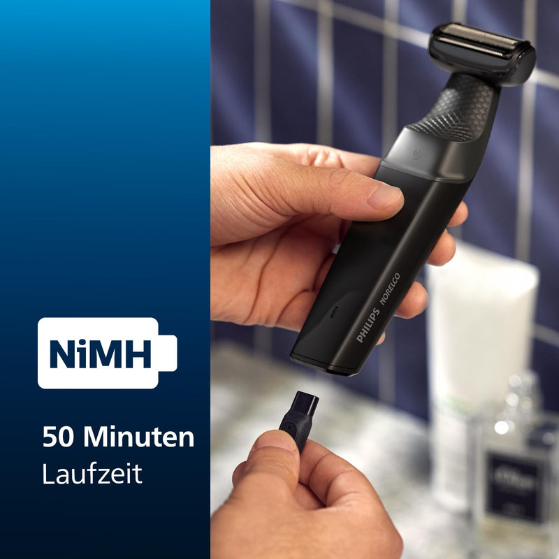 [Australia] - Philips Bodygroom Series 3000, waterproof trimmer for intimate area and body, close and comfortable shave, full body care, 50 min. running time, model BG3017/01 