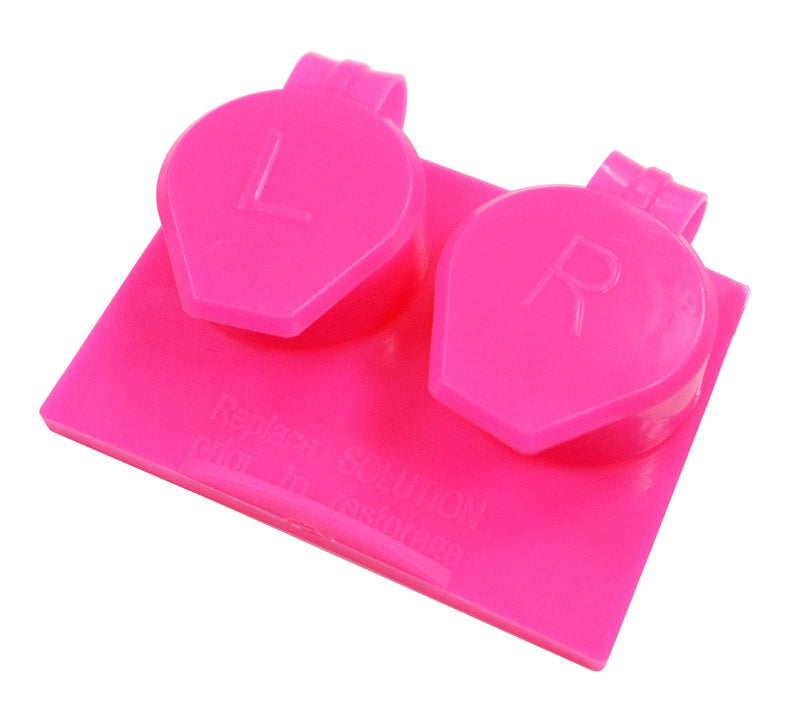 [Australia] - Contact Lens Travel Storage Flip Top Flat Cases Lightweight, Portable, Distinctive Design, Cute Bulk Storage With Mix Colours 4pcs 8pcs or 12pcs 4 Pair (Pack of 1) 