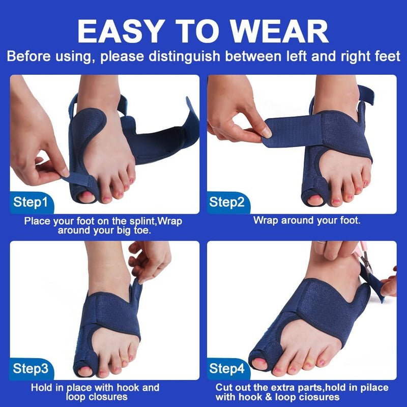 [Australia] - Hallux Valgus Toe Corrector Toe Separator Bunion Splint 【2025 Updated】Bunion Correction Set Bunion Correction Set Bunion Bandage Bunion Exercise Belt Orthopedic Set Inflamed 
