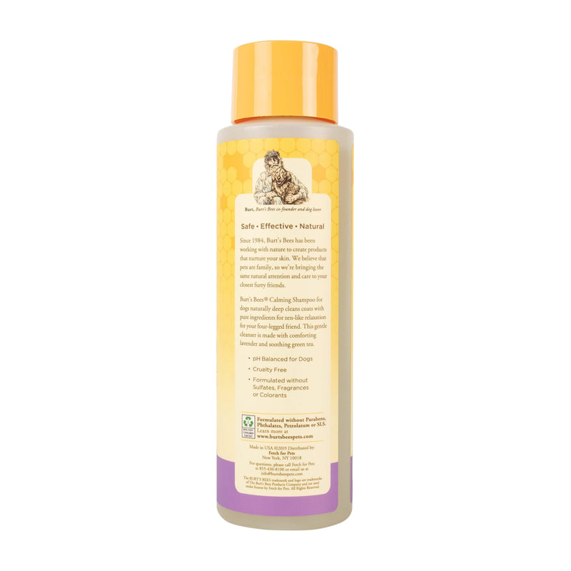 Burt's Bees for Pets Naturally Derived Calming Dog Shampoo with Lavender and Green Tea - Cleansing Lavender Dog Shampoo - Cruelty Free, Made in USA, 16 oz Unscented 16 Fl Oz (Pack of 1) - PawsPlanet Australia