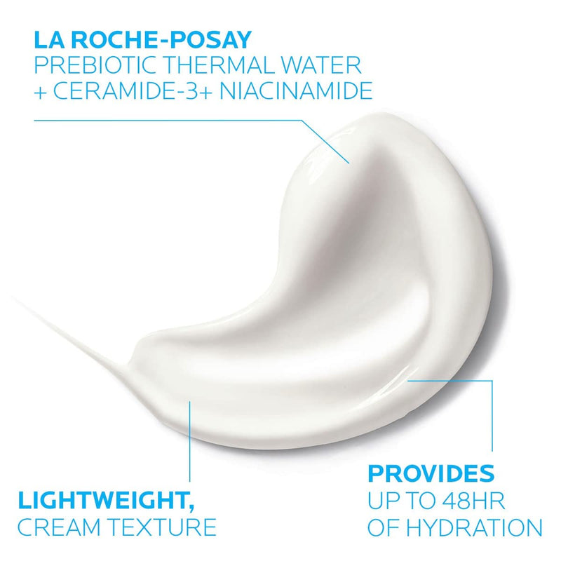 La Roche-Posay Toleriane Double Repair Face Moisturizer | Daily Moisturizer Face Cream with Ceramide and Niacinamide for All Skin Types | Oil Free | Fragrance Free 3.38 Fl Oz (Pack of 1)