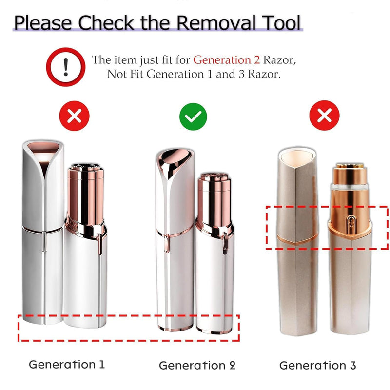 [Australia] - Gen 2 Replacement Heads for Flawless Facial Hair Remover, Shaver Pro Replacement Blades Heads Compatible with Finishing Touch Flawless Hair Removal for Woman Face,As Seen on TV.(6 Pack) 6Pack For New Flawless Gen2 