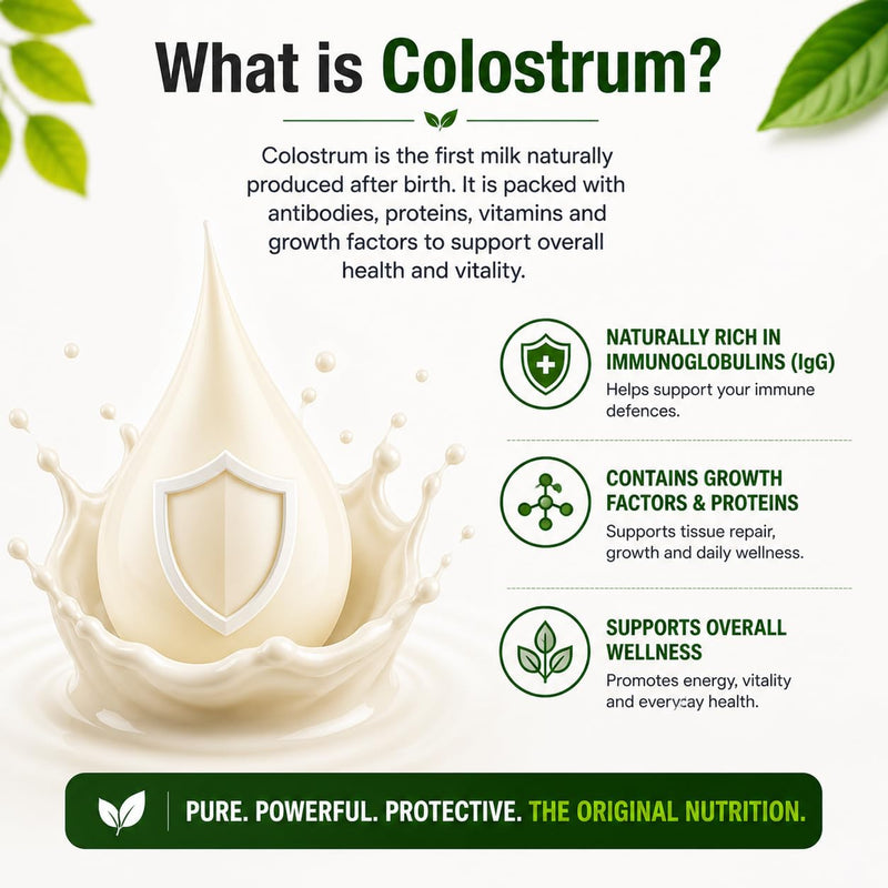 Colostrum Powder | 100 Servings | 50% IgG | Freeze-Dried | First 4-6 Hour Milking Grass Fed Colostrum - Bovine Colostrum, Gut Health Bloating Immunity Skin & Hair, Keto, Gluten & Fat Free (3.5 Oz)