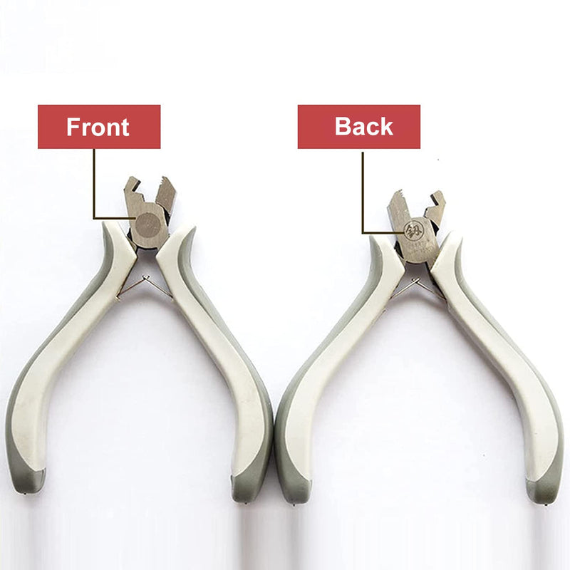 6D Hair Extensions Removal Pliers, Professional Pliers of Remove 6D Hair, 20 Minutes Fast No Trace, Remove Hair Extensions Tool in Stainless Steel for Salon, Barber Shop Universal