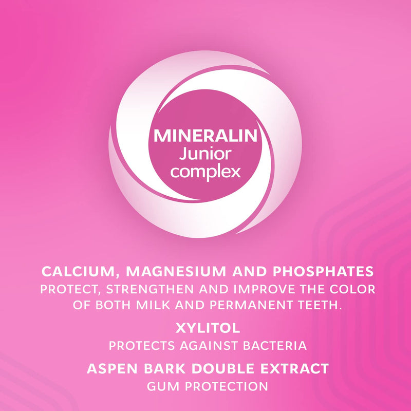 R.O.C.S. Junior Toothpaste - Enamel Whitening Teeth Gum Protection - for Children 6-12 Years Old - Safe to Swallow - Natural, No Fluoride or Sulfate (Berry Mix, Pack of 1) Berry Mix 2.6 Ounce (Pack of 1)