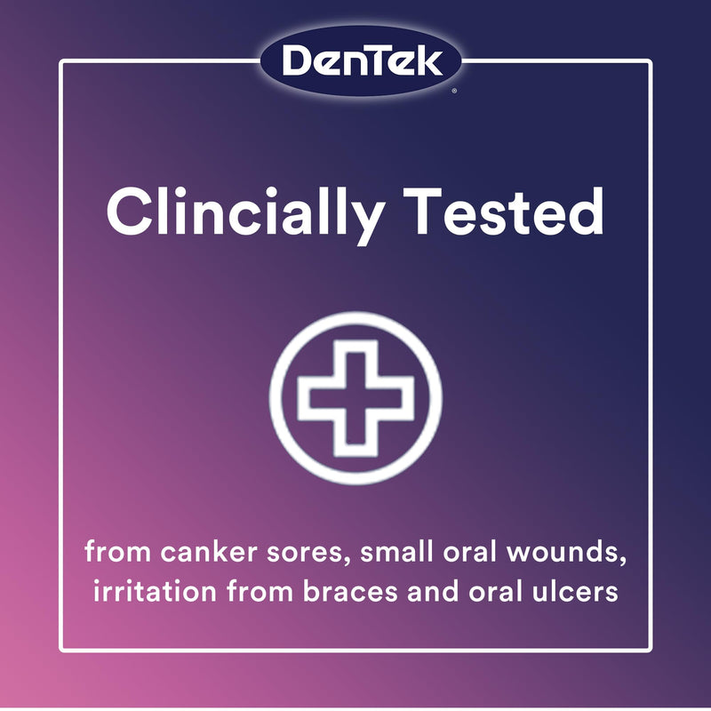 DenTek Canker Relief Patches for Canker Sore Pain Relief, Helps Relieve Soreness from Braces & Oral Wounds, 6 Count Oral Pain Relief (6 Count) Kit