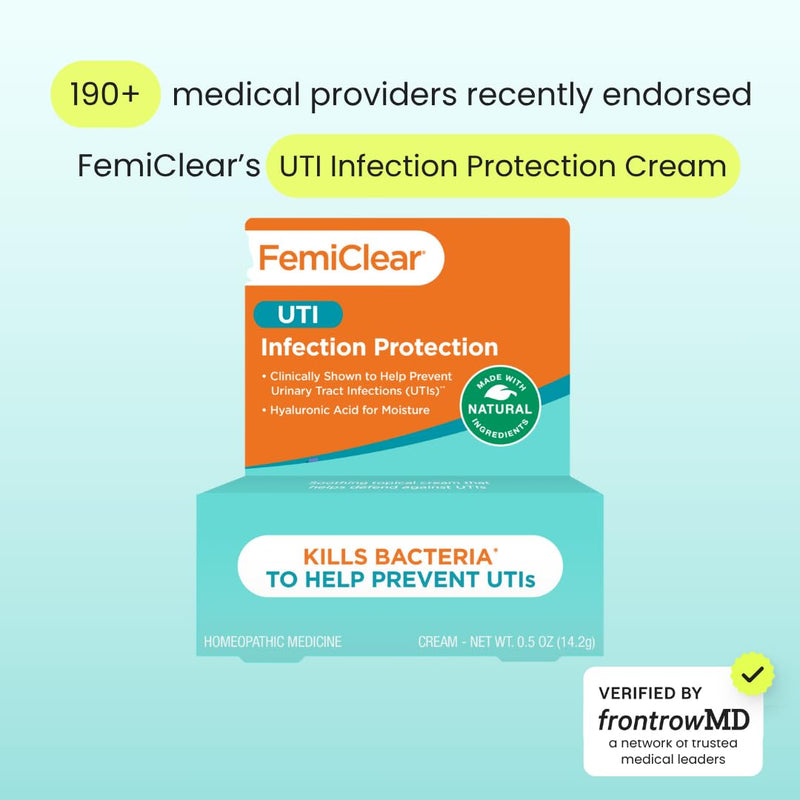 [Australia] - FemiClear Infection Protection Vulva Cream, Protection Against Urinary Tract Infections and Recurring UTIs, Made with Natural Ingredients, Feminine Care 