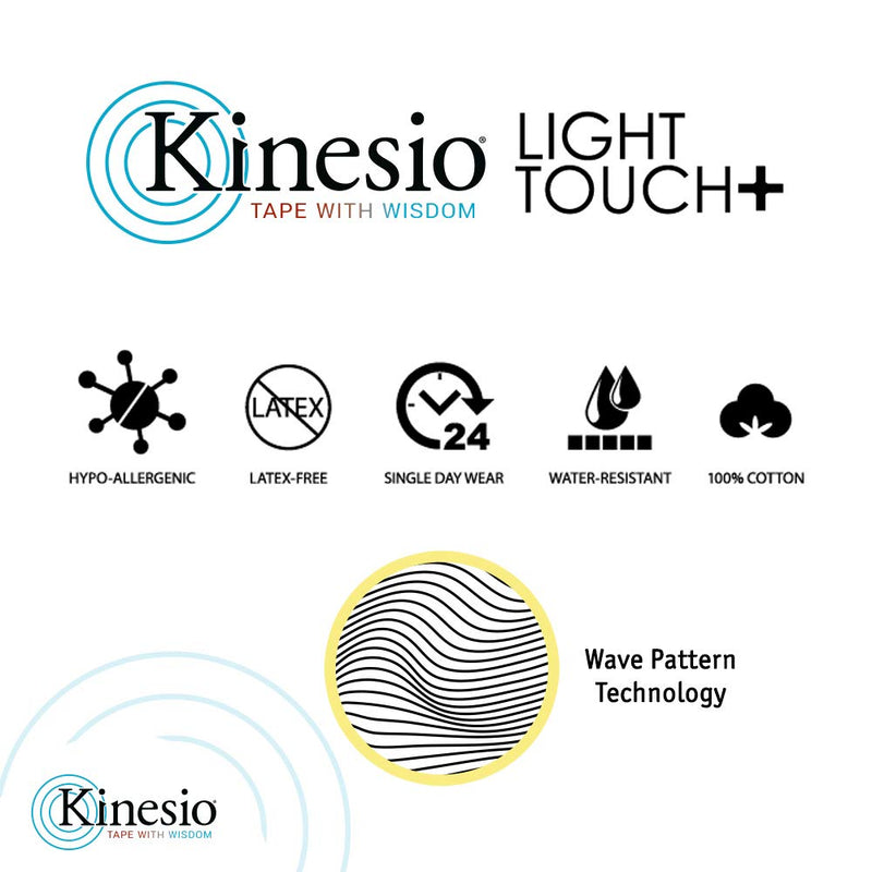 Kinesio Taping - Elastic Therapeutic Athletic Tape Tex Gold Light Touch Bundle - Fuji Purple, Take Green & Himawari Yellow – 2 in. x 16.4 ft - 3 Rolls