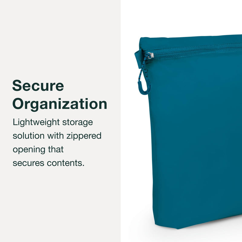 Osprey Ultralight Zipper Pouch Small, Medium, Large set Waterfront Blue