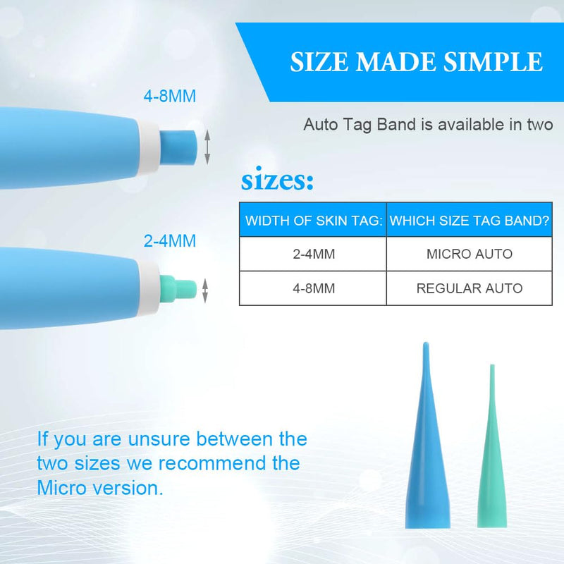 [Australia] - ACWOO Stem Wart Removal Quick Kit, Stem Wart Remover, Skin Tag Remover Kit for Micro to Large 2MM-8MM, Wart Remover Safe and Painless, for Most Body Parts Blue 