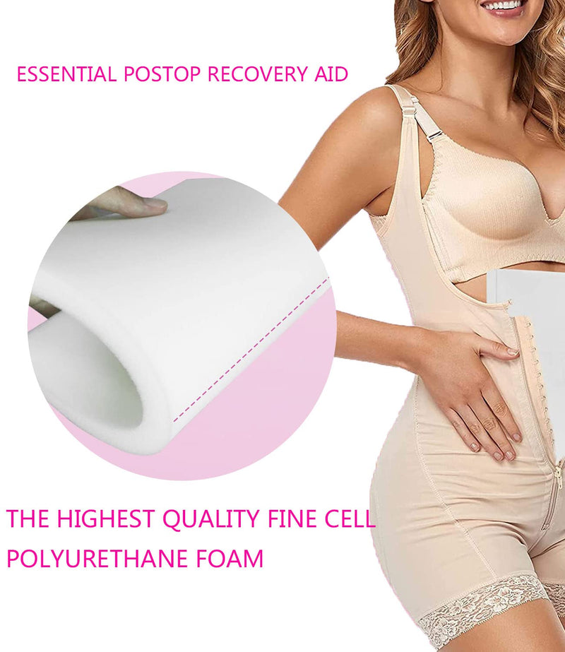 [Australia] - Lipo Foam Pads for Post Surgery, 3 Pack BBL Abdominal Foam Pads Boards Help Out When Using Ab Board Compression Garments Tummy Tuck,Liposuction Surgery Foam Sheet for Recovery 8" x 11" 