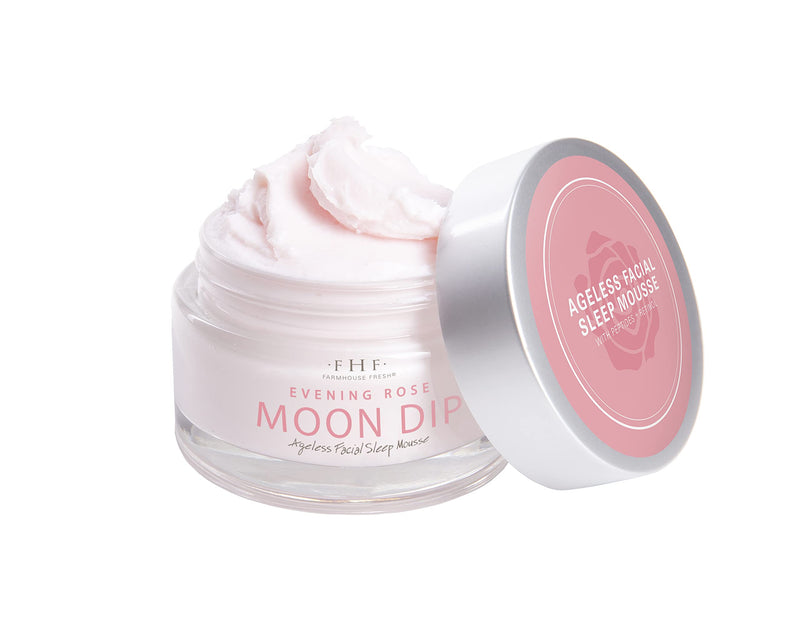 FarmHouse Fresh Evening Rose Moon Dip – Retinol Night Cream with Peptides & Vitamin C – 1.7 Fl Oz