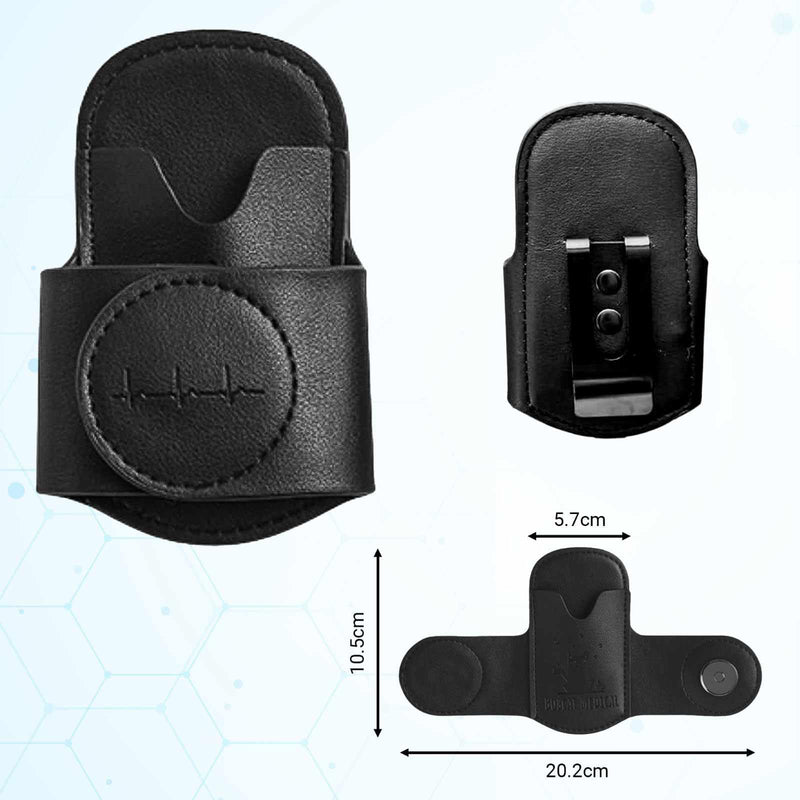 [Australia] - Magnetic Stethoscope Holster for 3M Littmann Stethoscope, MDF, & More. Stethoscope Holder Hip Clip Great for RN, MD, EMT, & Medical Student. (Black) Black 